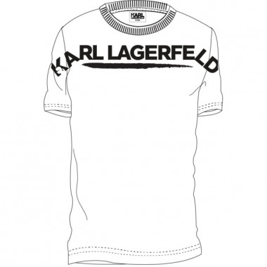 T-Shirt aus Bio-Baumwolle KARL LAGERFELD KIDS Für JUNGE