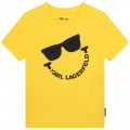 Tee-shirt manches courtes KARL LAGERFELD KIDS pour GARCON