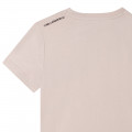 T-shirt coton manches courtes KARL LAGERFELD KIDS pour GARCON