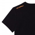 T-shirt coton avec imprimé KARL LAGERFELD KIDS pour GARCON