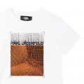 T-shirt maniche corte cotone KARL LAGERFELD KIDS Per RAGAZZO