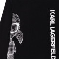 Langarm-Shirt aus Baumwolle KARL LAGERFELD KIDS Für JUNGE