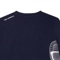 Long-sleeved cotton T-shirt KARL LAGERFELD KIDS for BOY