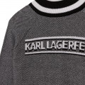 Jacquard high-neck jumper KARL LAGERFELD KIDS for BOY