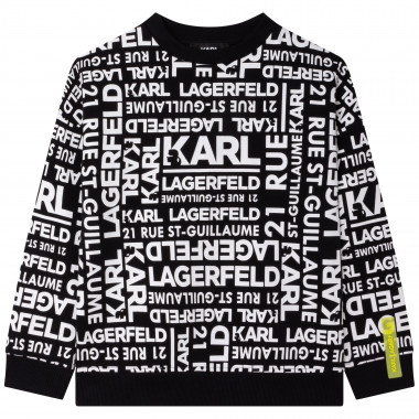 Sweat-shirt imprimé KARL LAGERFELD KIDS pour GARCON