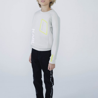 Sweatshirt with pocket KARL LAGERFELD KIDS for BOY