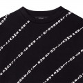 Sweat-shirt imprimé KARL LAGERFELD KIDS pour GARCON