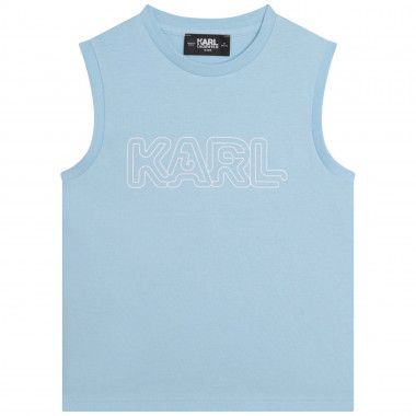 Cotton vest top KARL LAGERFELD KIDS for BOY