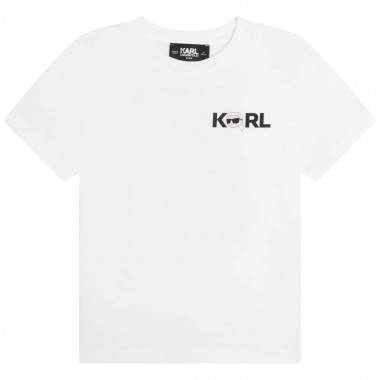 T-SHIRT MANGAS CURTAS KARL LAGERFELD KIDS para RAPAZ