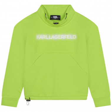 Sweat-shirt imprimé fantaisie KARL LAGERFELD KIDS pour GARCON