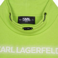 Sweat-shirt imprimé fantaisie KARL LAGERFELD KIDS pour GARCON