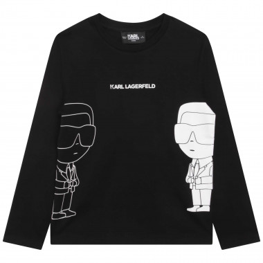 Long-sleeved T-shirt KARL LAGERFELD KIDS for BOY