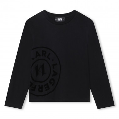 T-SHIRT MANGAS COMPRIDAS KARL LAGERFELD KIDS para RAPAZ