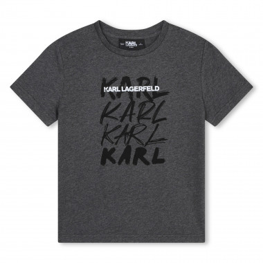 T-SHIRT MANGAS CURTAS KARL LAGERFELD KIDS para RAPAZ