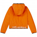 Thin reversible puffer jacket KARL LAGERFELD KIDS for BOY