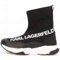 Sneakers met sok KARL LAGERFELD KIDS Voor