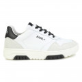 Lace-up leather trainers KARL LAGERFELD KIDS for BOY