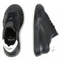 Lace-up leather trainers KARL LAGERFELD KIDS for BOY