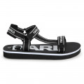 Sporty hook-and-loop sandals KARL LAGERFELD KIDS for GIRL