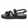 Sequined leather sandals KARL LAGERFELD KIDS for GIRL