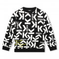 Fleece sweater KARL LAGERFELD KIDS Voor