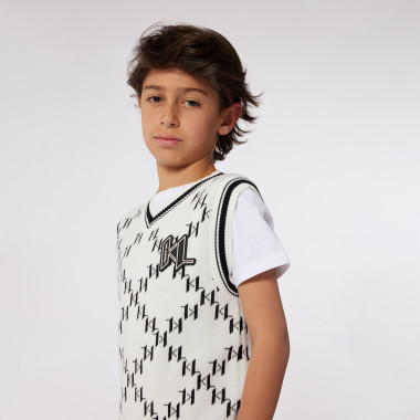 Knitted tank top KARL LAGERFELD KIDS for BOY