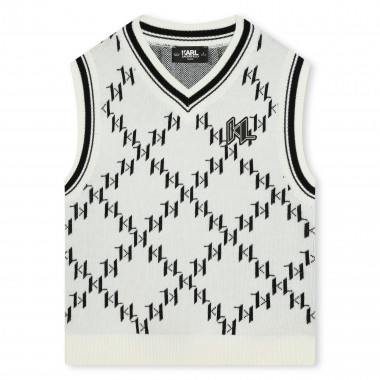 Knitted tank top KARL LAGERFELD KIDS for BOY