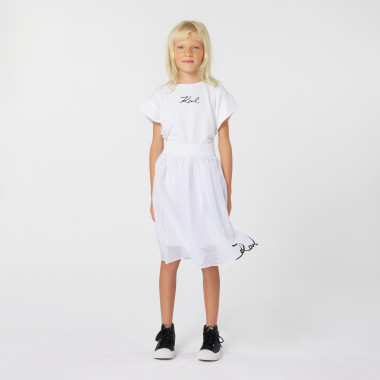 Striped midi skirt KARL LAGERFELD KIDS for GIRL