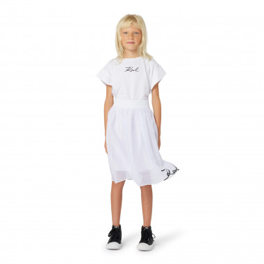 Top de manga curta KARL LAGERFELD KIDS para RAPARIGA