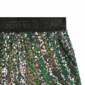 Decorative shorts KARL LAGERFELD KIDS for GIRL