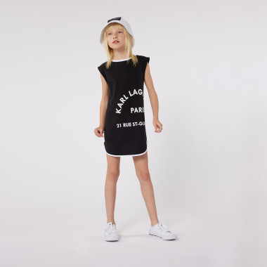Printed beach dress KARL LAGERFELD KIDS for GIRL