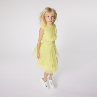 Pleated formal dress KARL LAGERFELD KIDS for GIRL