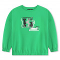 Suéter con logotipo en relieve KARL LARGERFELD KIDS para NIÑA
