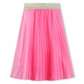 Colour gradient pleated skirt KARL LAGERFELD KIDS for GIRL