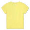 T-shirt con bordi a contrasto KARL LAGERFELD KIDS Per BAMBINA