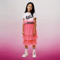 T-shirt with sequin logo KARL LAGERFELD KIDS for GIRL