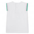 Vestido direito com estampado KARL LAGERFELD KIDS para RAPARIGA