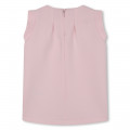 Vestido curto em algodão KARL LAGERFELD KIDS para RAPARIGA