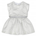 Couture-style printed dress KARL LAGERFELD KIDS for GIRL