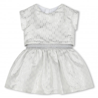 Couture-jurk met print KARL LAGERFELD KIDS Voor
