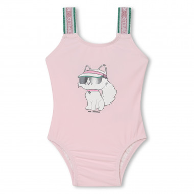 Bathing suit with print KARL LAGERFELD KIDS for GIRL