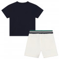 Shorts and T-shirt set KARL LAGERFELD KIDS for BOY