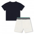 Conjunto de calções e t-shirt KARL LAGERFELD KIDS para RAPAZ