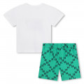 Calções de banho e t-shirt KARL LAGERFELD KIDS para RAPAZ