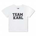 Calções de banho e t-shirt KARL LAGERFELD KIDS para RAPAZ
