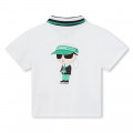 Conjunto de polo e bermudas KARL LAGERFELD KIDS para RAPAZ