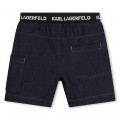 Conjunto de bermudas e t-shirt KARL LAGERFELD KIDS para RAPAZ