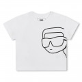 Conjunto de bermudas e t-shirt KARL LAGERFELD KIDS para RAPAZ