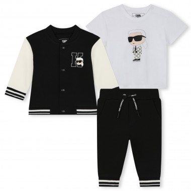 Conjunto de jogging de 3 peças KARL LAGERFELD KIDS para RAPAZ