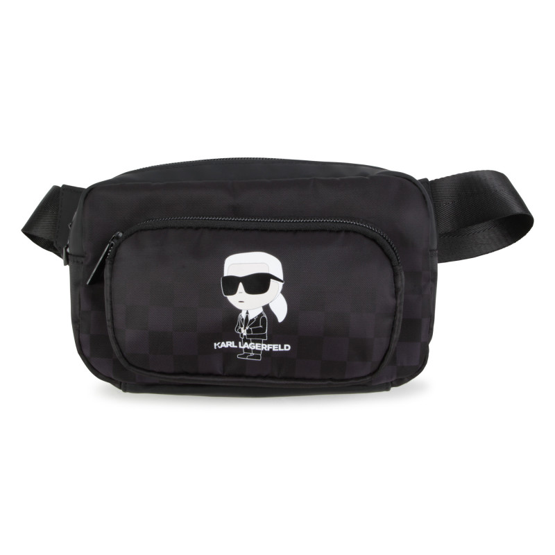 KARL LAGERFELD KIDS Sac banane avec imprime garcon noir Kids around